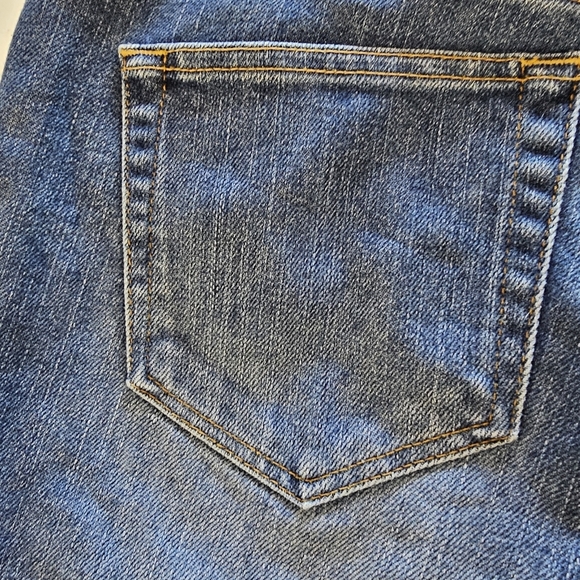 Tommy Hilfiger Vintage Y2K Blue Straight Cropped Jeans Classic Style - Picture 6 of 14